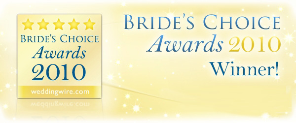 Wedding Wire Bride's Choice Award Winner, 2010
